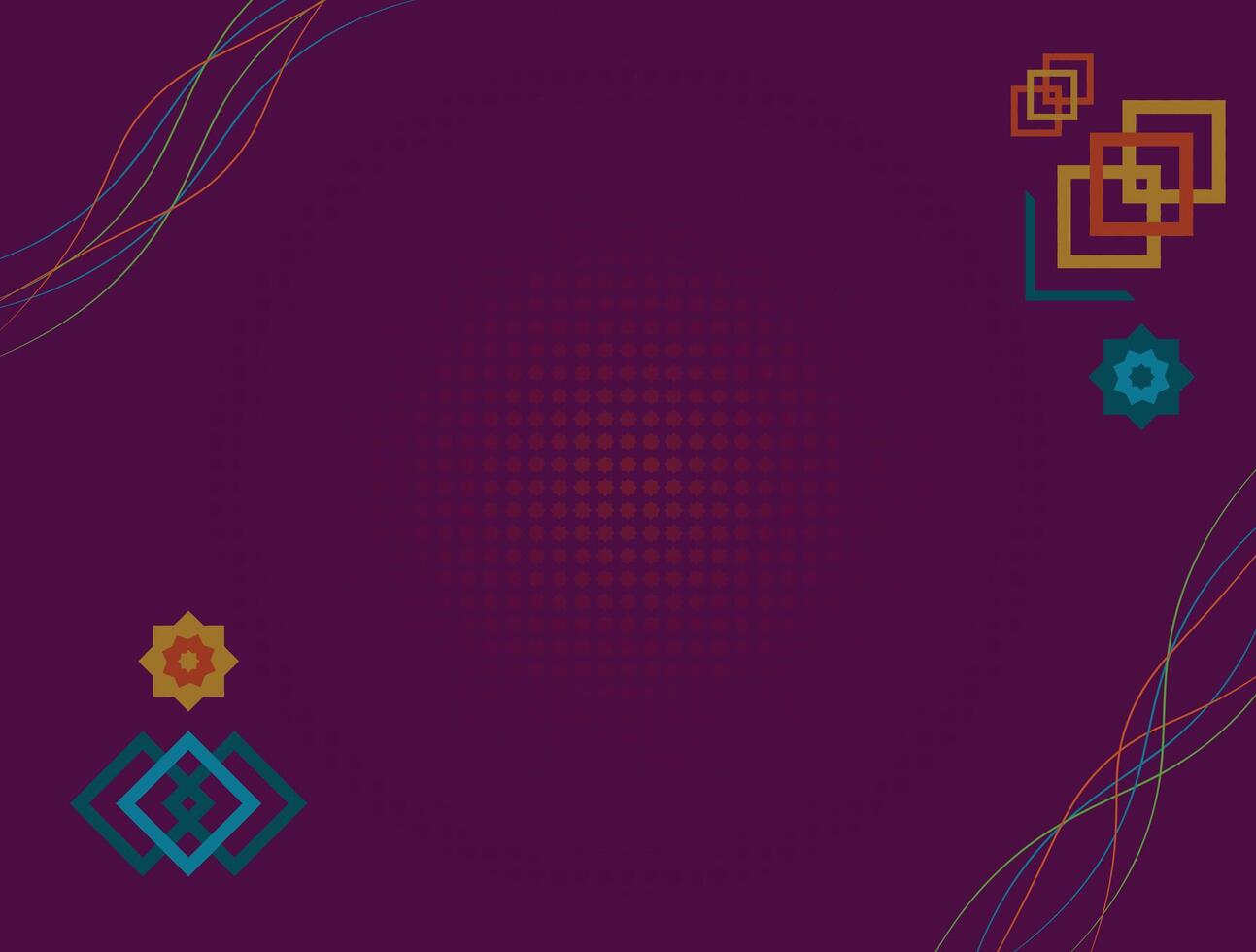 Abstract Pattern Design With Attractive Color Combination vector