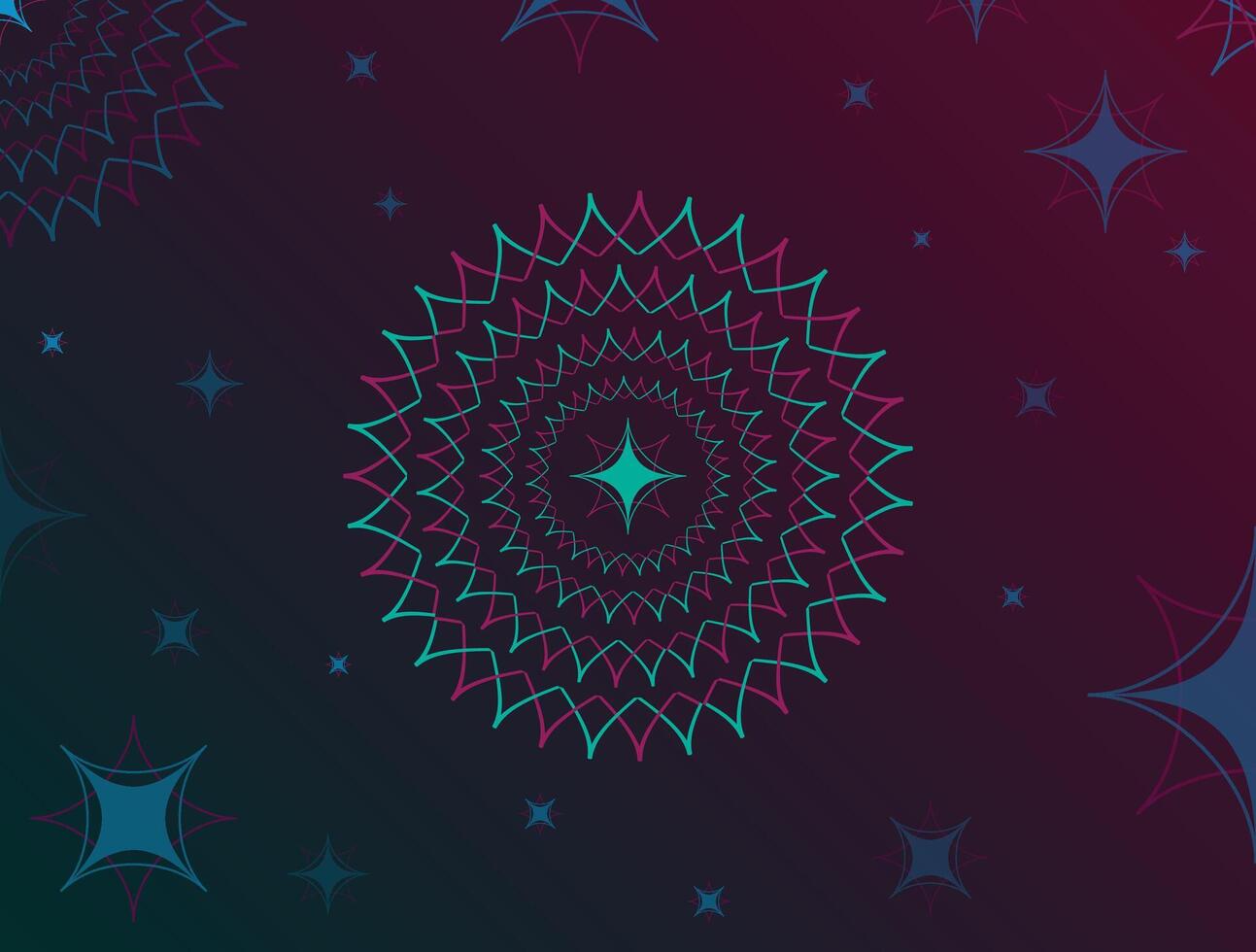 Abstract Pattern Design With Beautiful Colored Background vector