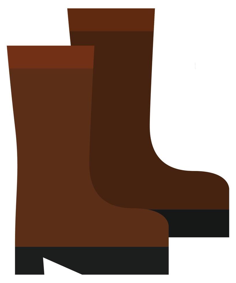 Rubber boots icon isolated on white background. vector
