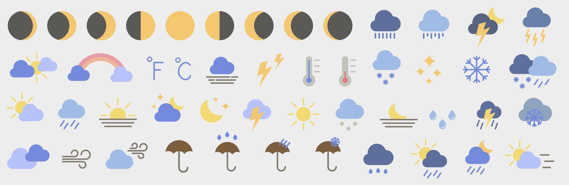 Weather forecast. Weather. vector