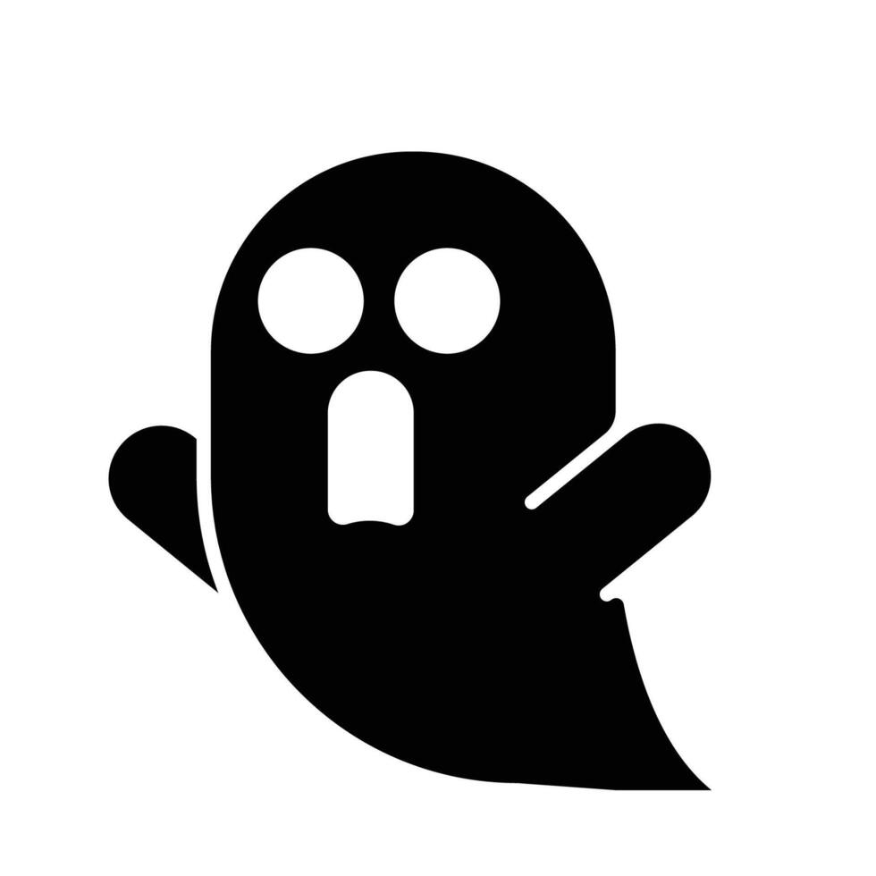 Halloween boo icon vector