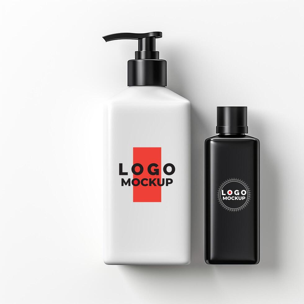 Beauty Products bottle Mockup Design photo