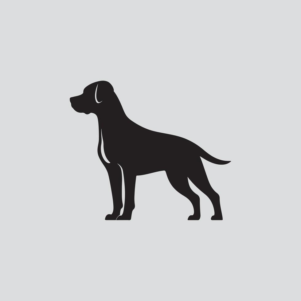 A Dog is Waiting for Another Dog vector