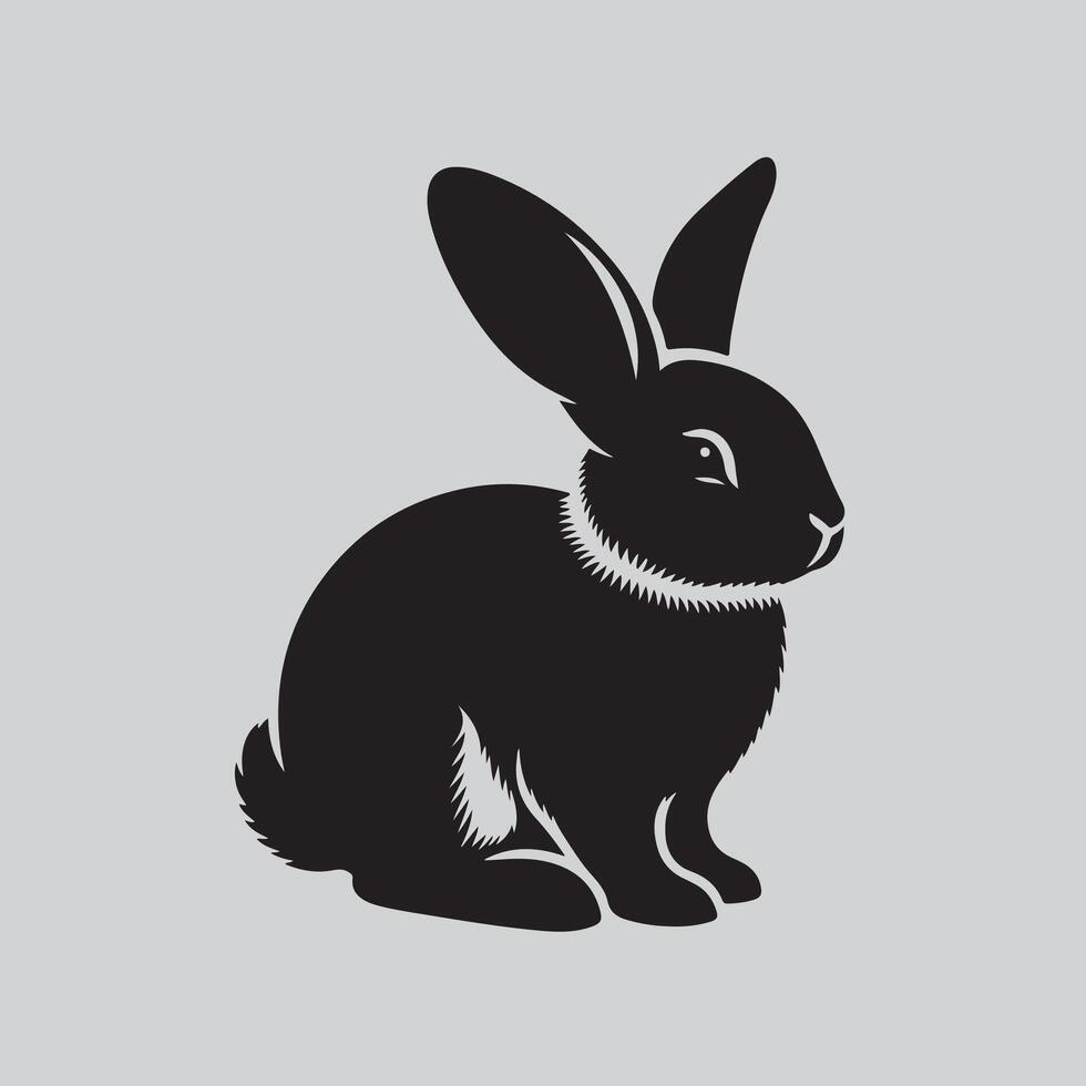 bunny he has relax vector
