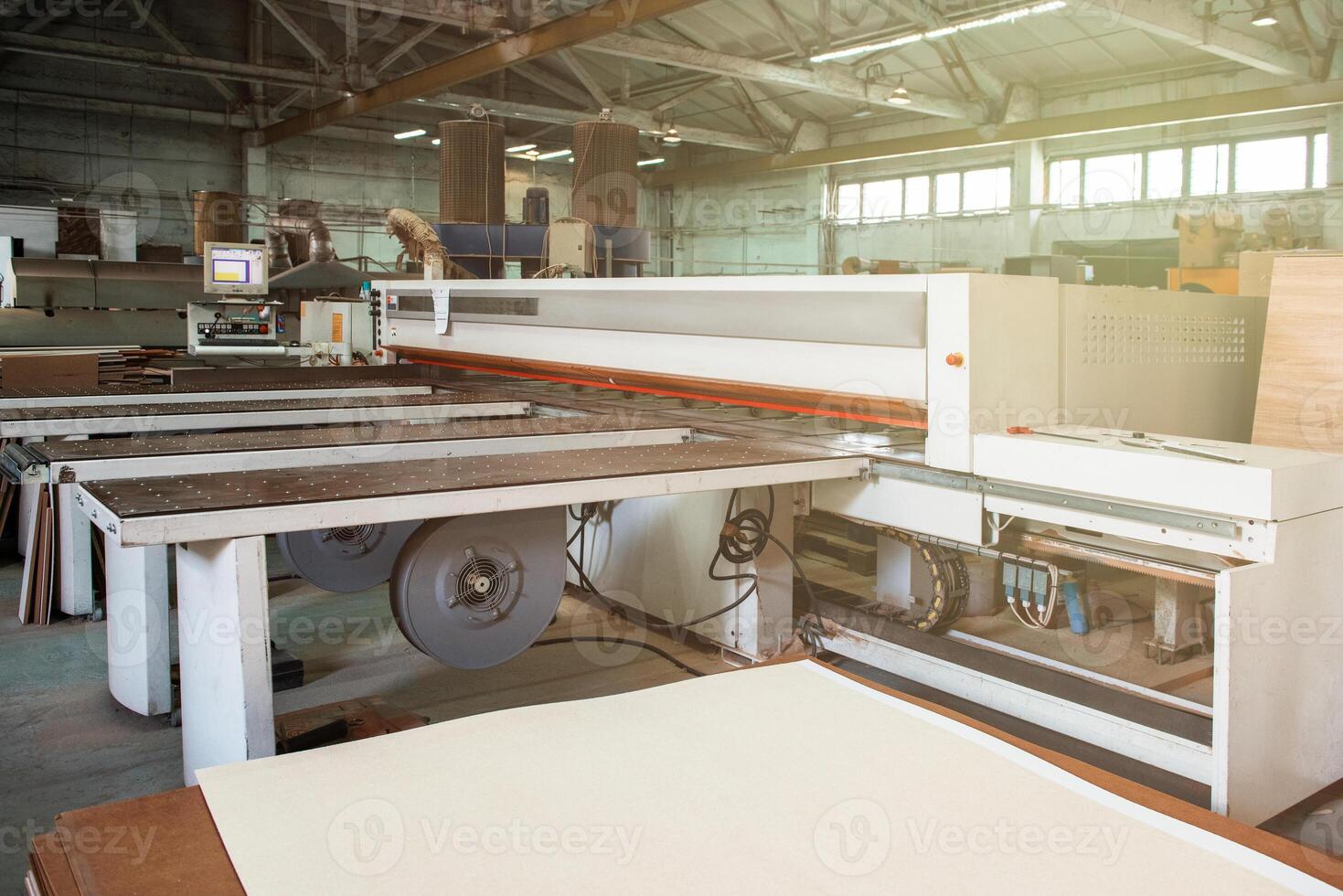 Wooden furniture production. photo