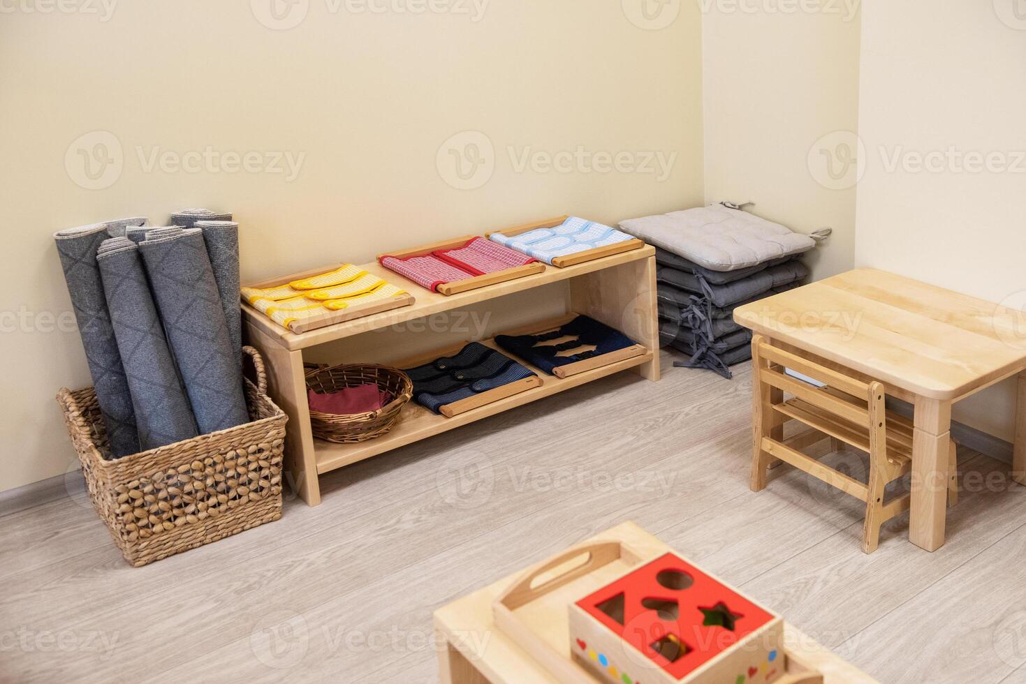 Montessori for the learning of children photo