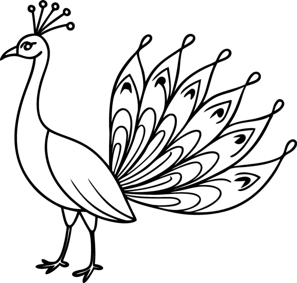 Peacock coloring pages free printable 50209168 Vector Art at Vecteezy peacock-coloring-pages-free-printable-50209168-vector-art-at-vecteezy
