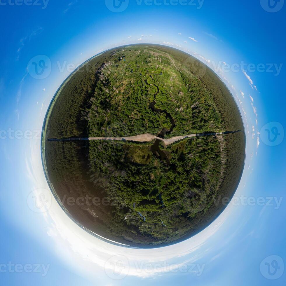 picture of winding river photo