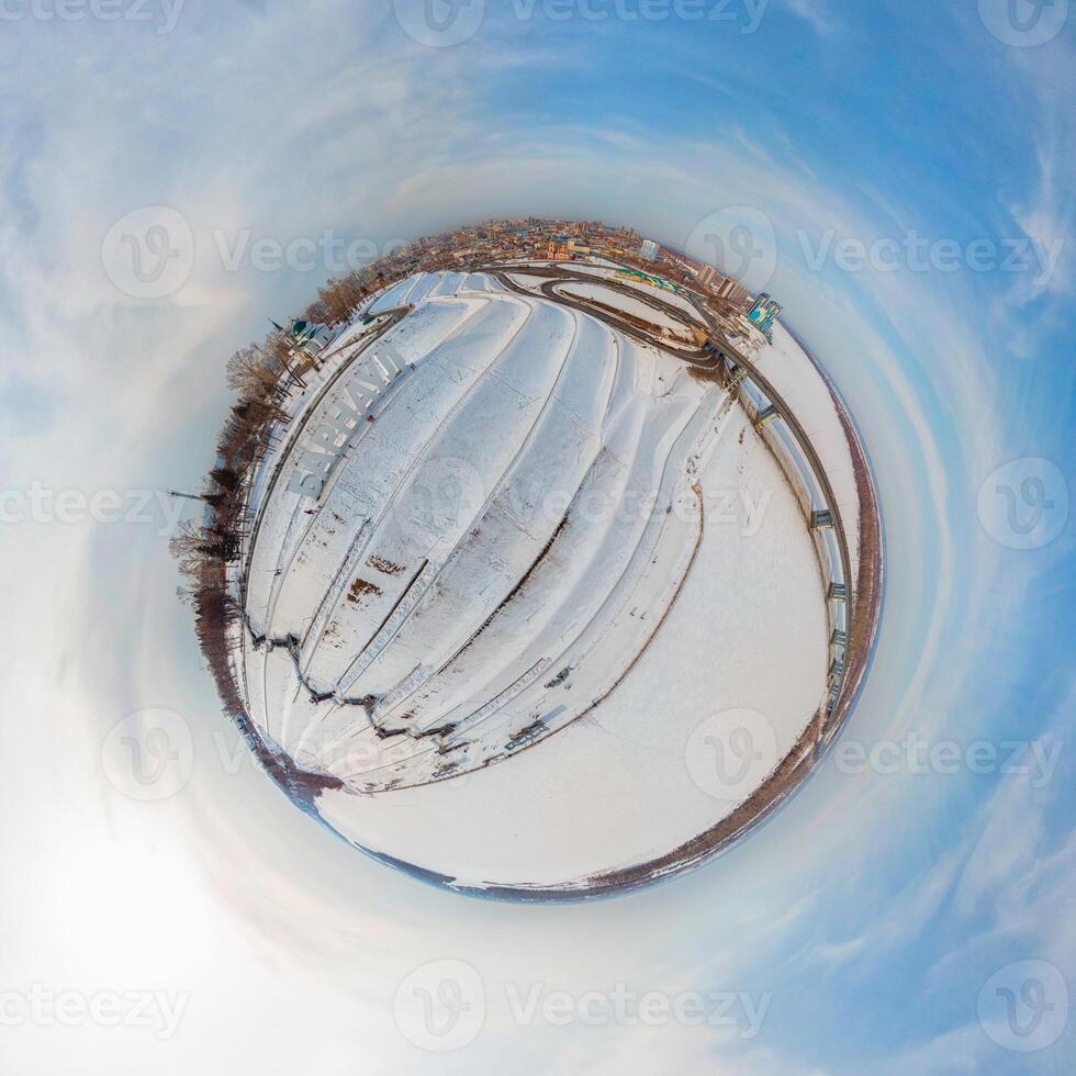 360 spherical panorama of Barnaul photo
