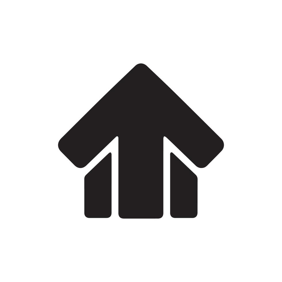 Up arrow icon illustration vector