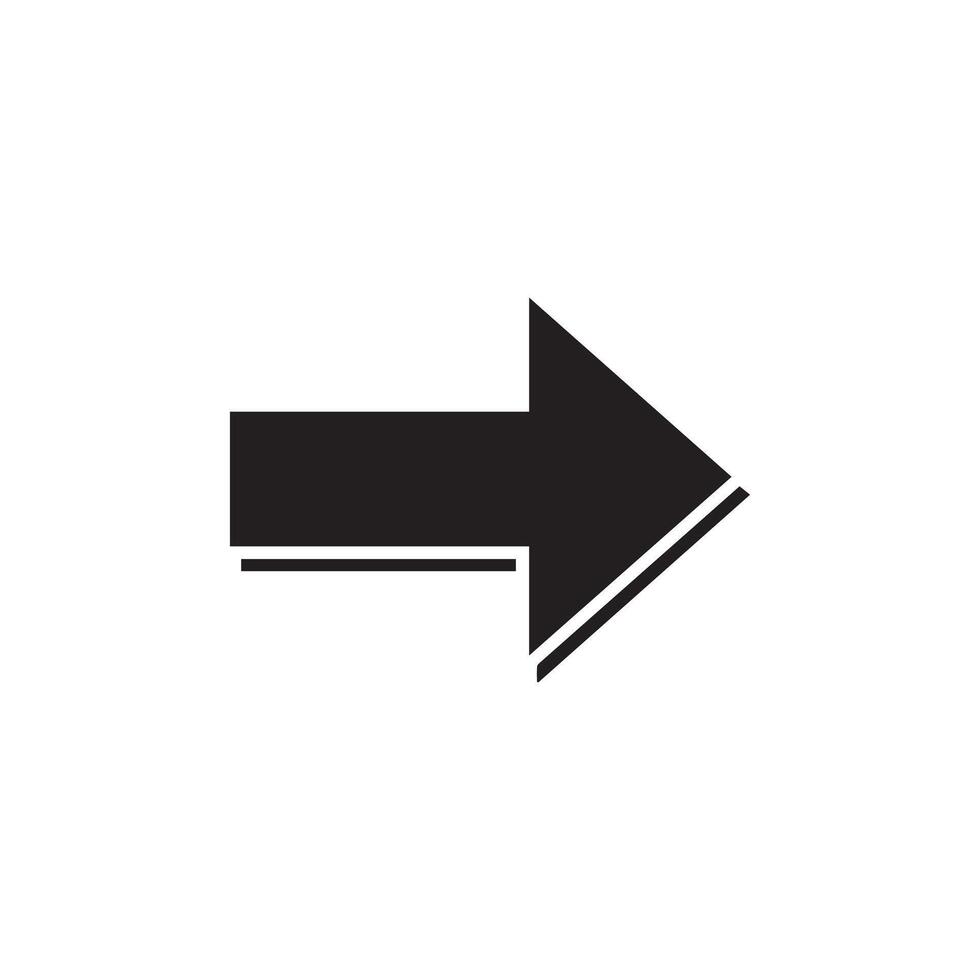 An arrow pointing down on a white background vector
