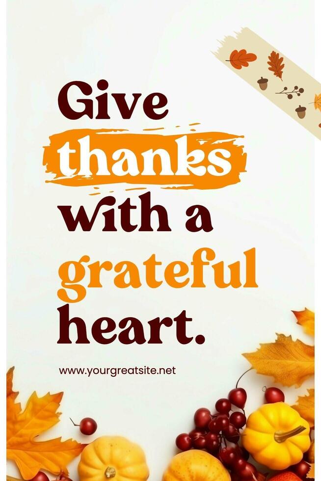 Thanksgiving Quotes Pinterest template