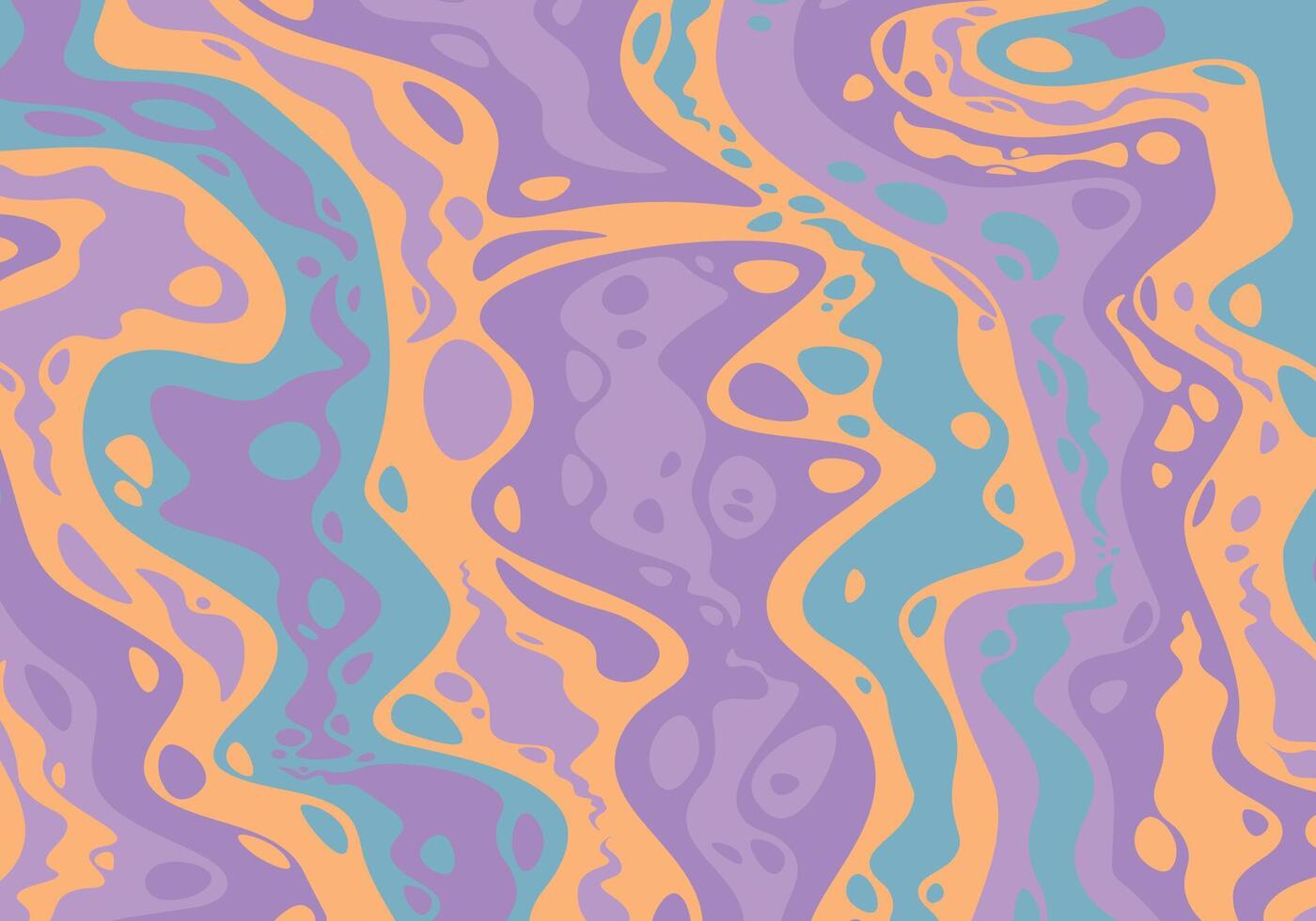 Abstract psychedelic groovy background. vector