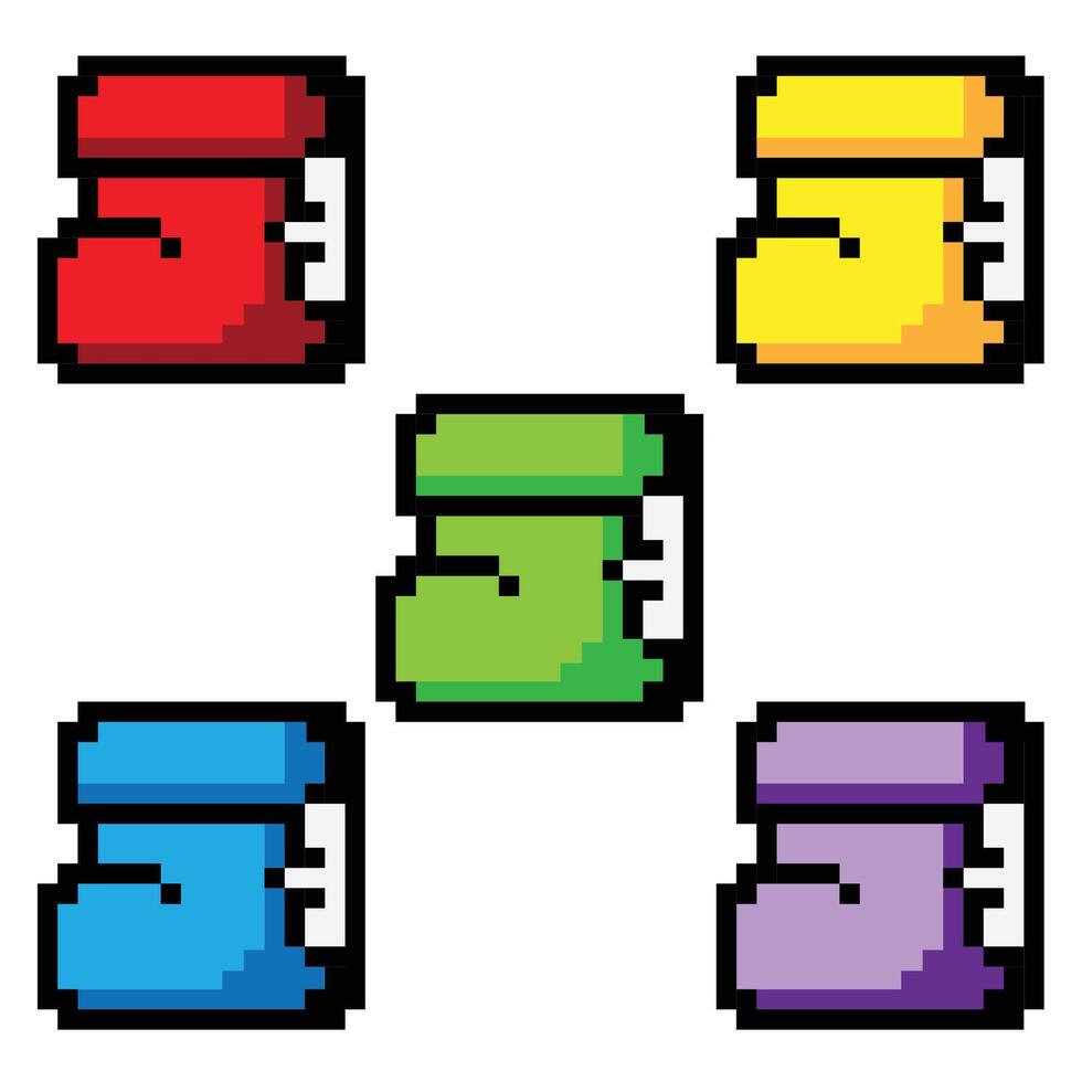 Flying Shoes Game Pixel vector