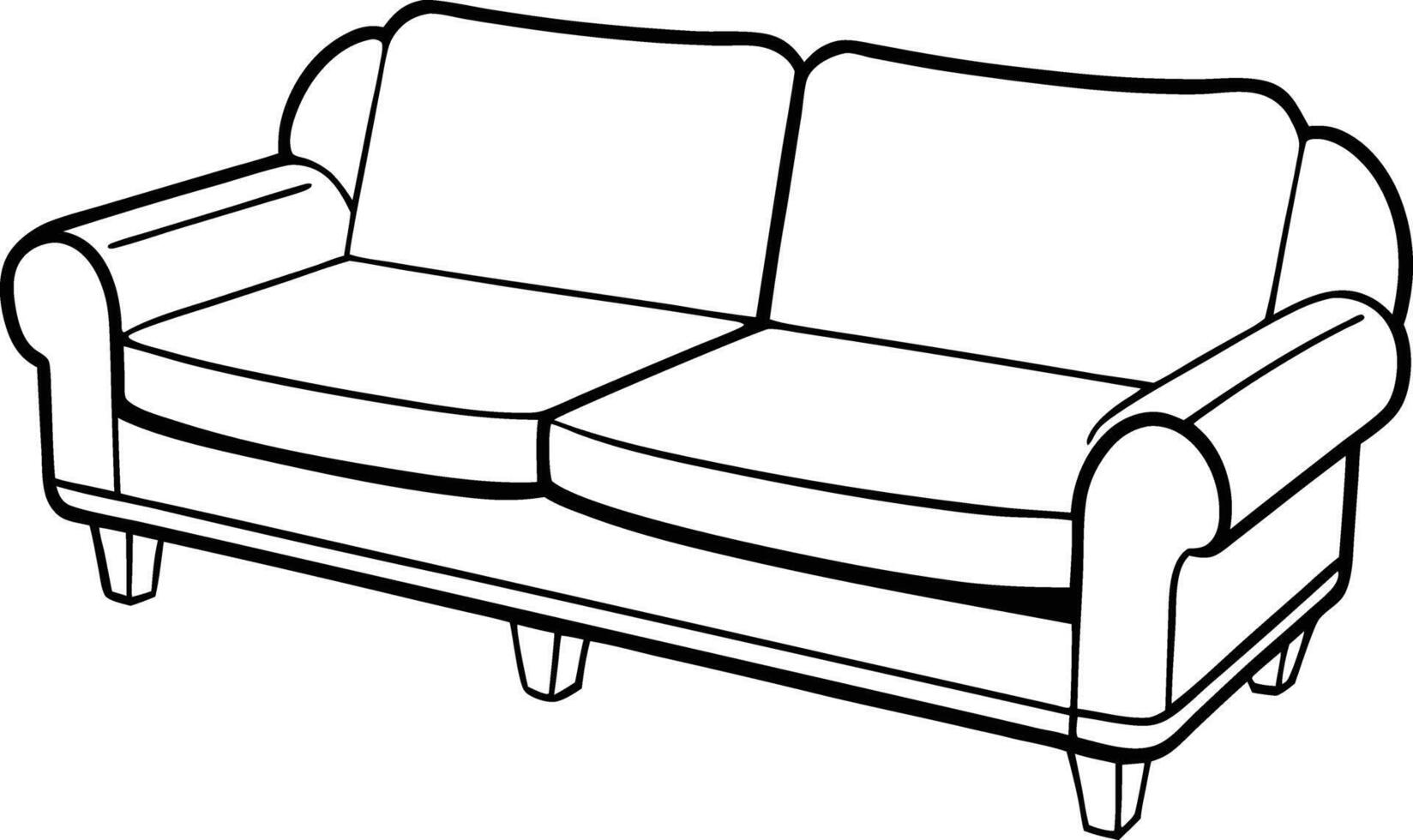 Modern Sofa Sketches vector