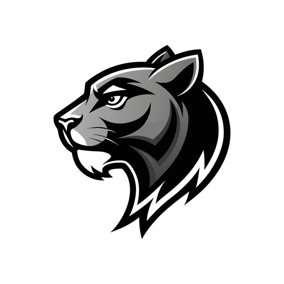 Sleek Panther Silhouette for Elite Business and Corporate Logos vector