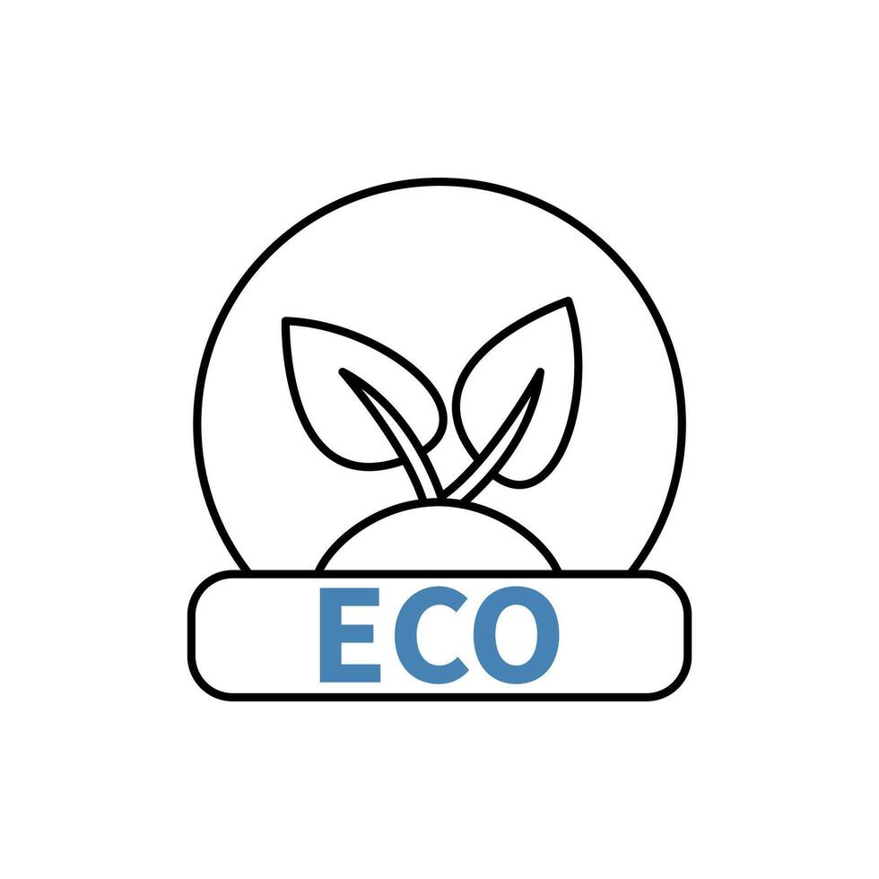 eco friendly concept line icon. Simple element illustration. eco friendly concept outline symbol design. vector