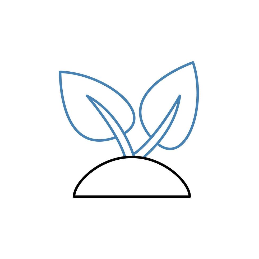 nature concept line icon. Simple element illustration. nature concept outline symbol design. vector