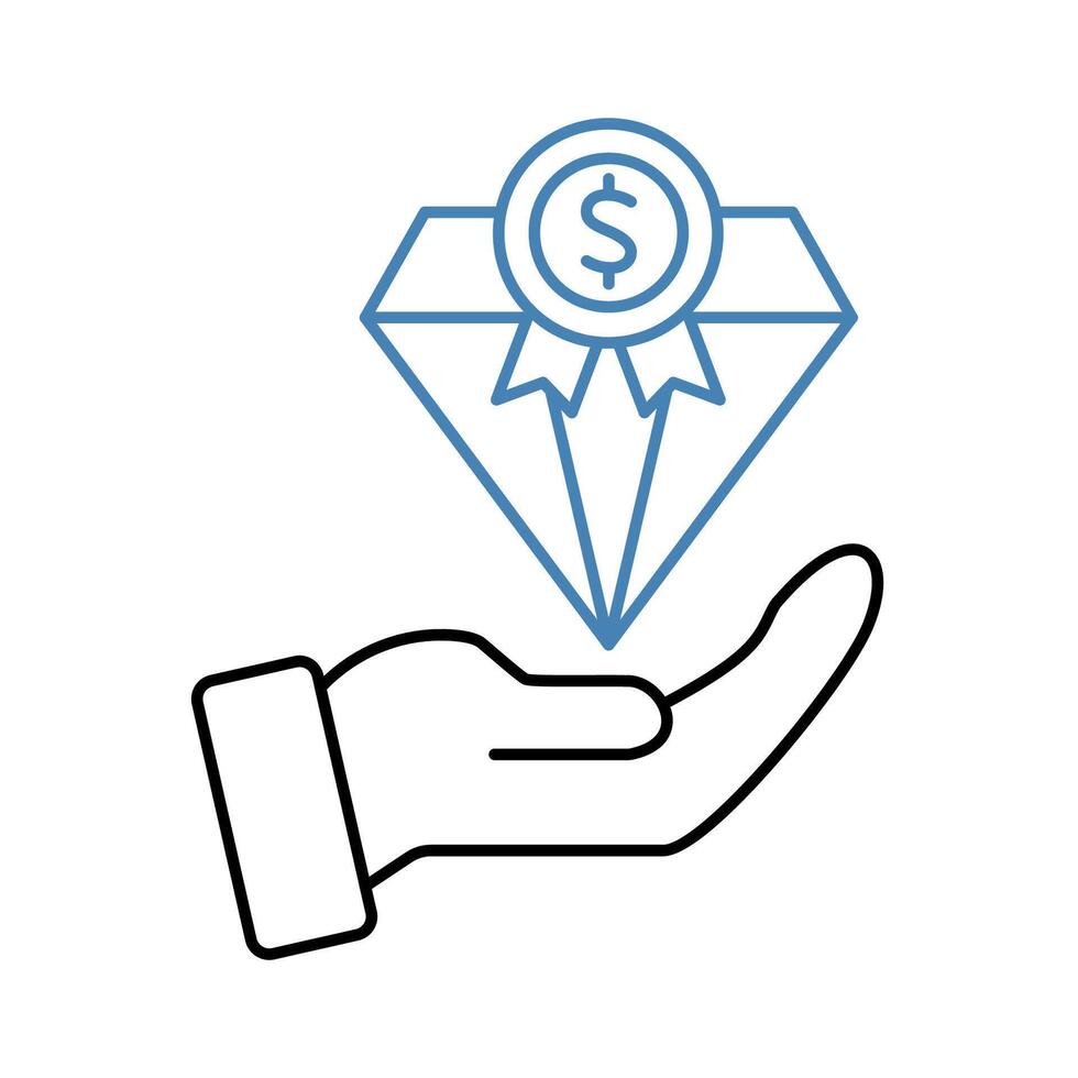 asset concept line icon. Simple element illustration. asset outline symbol design. vector