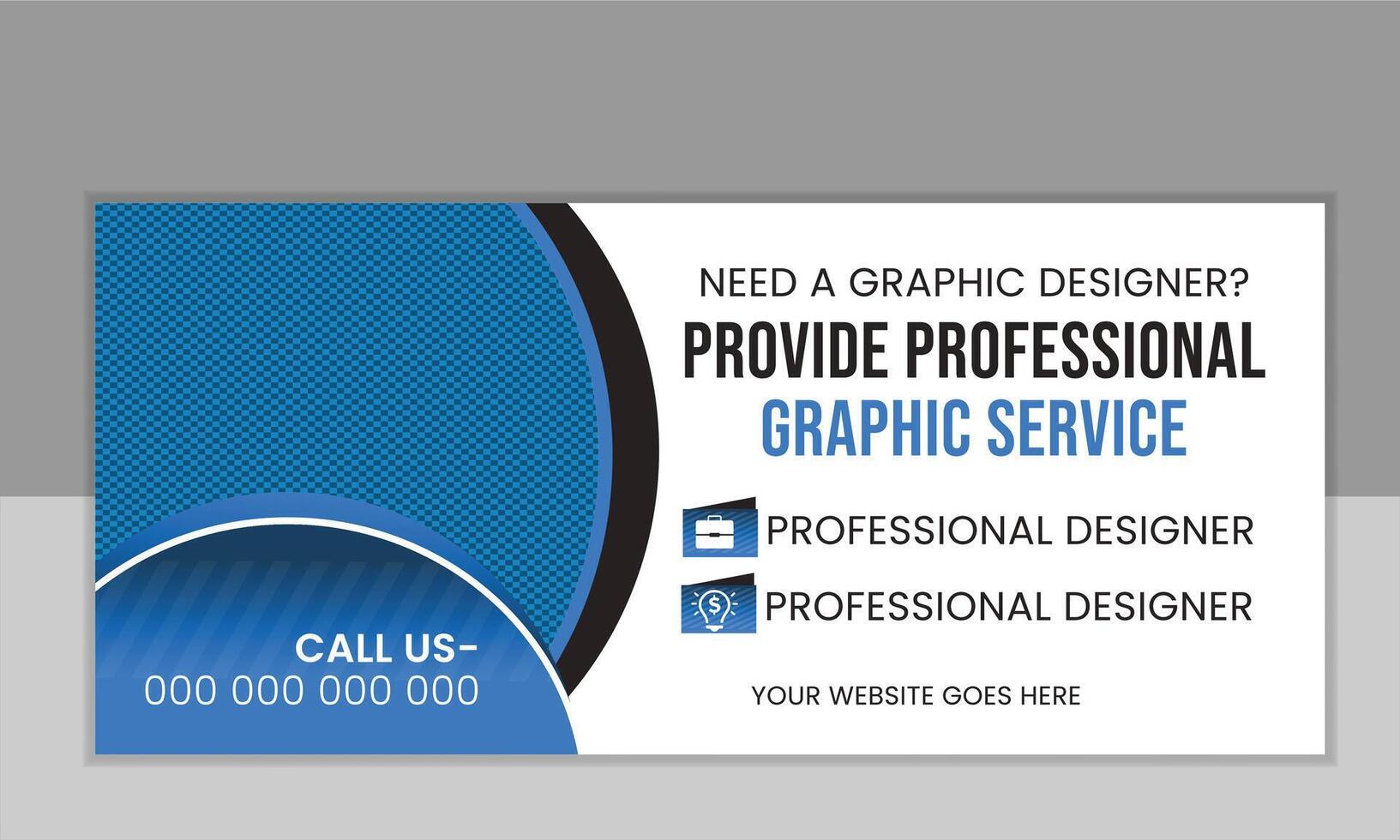 Street dynamic banner, horizontal Billboard template background. vector