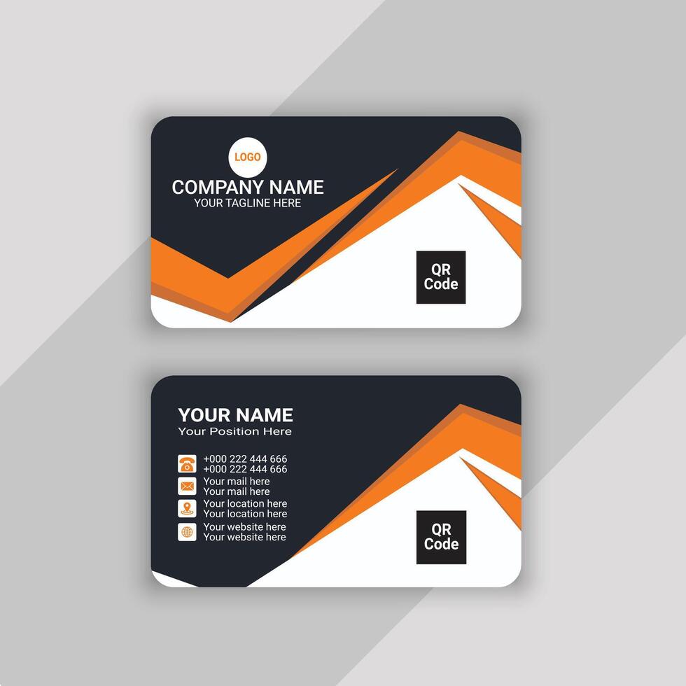 visiting card template design vector