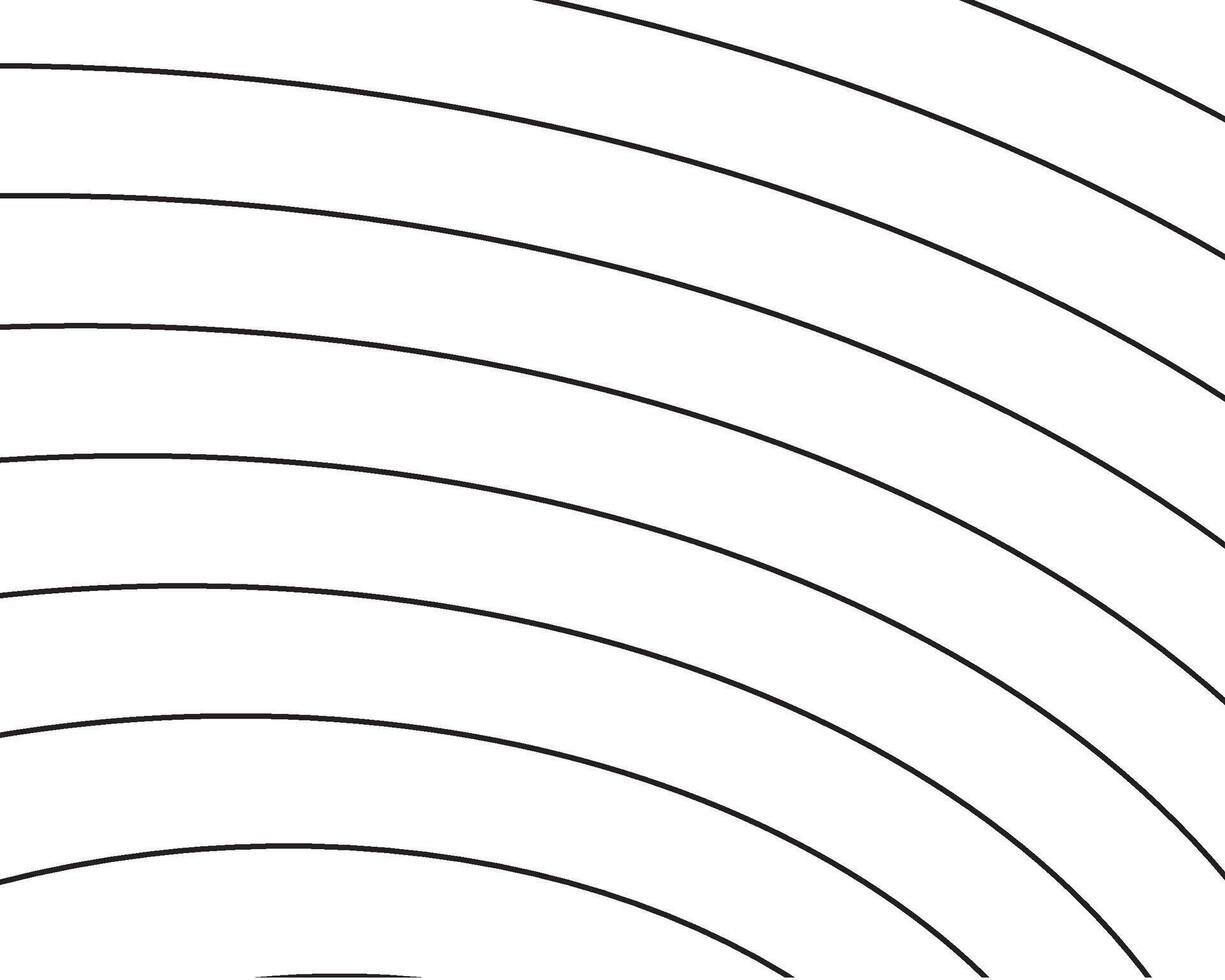 A spiral line drawing with a black line vector