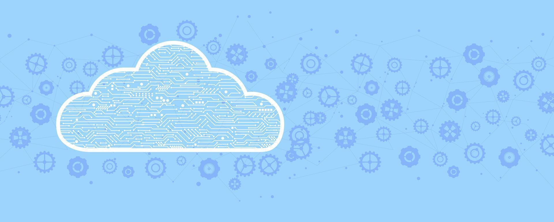 aprovechando el poder de nube informática plataformas vector