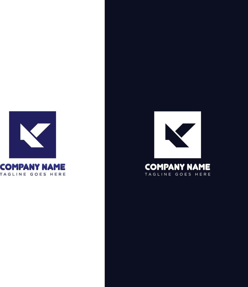 letter k brand logo design template vector