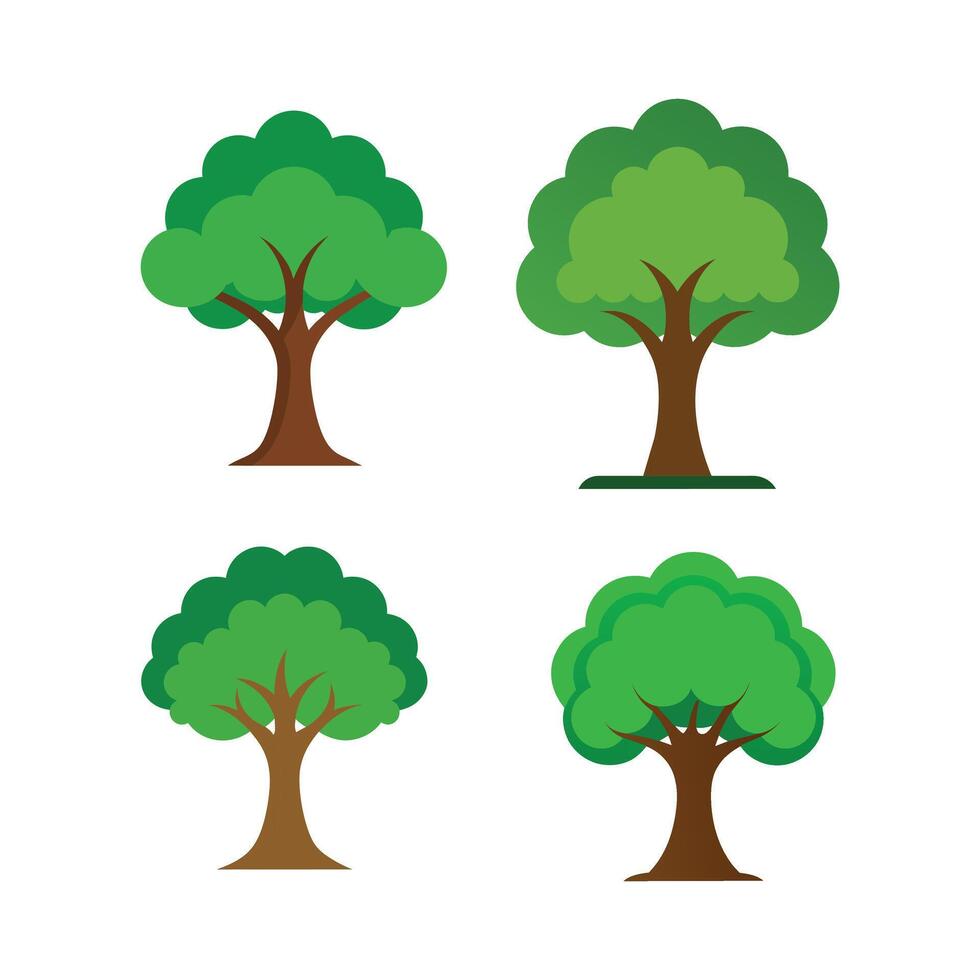 Abstract tree of life logo icon vector