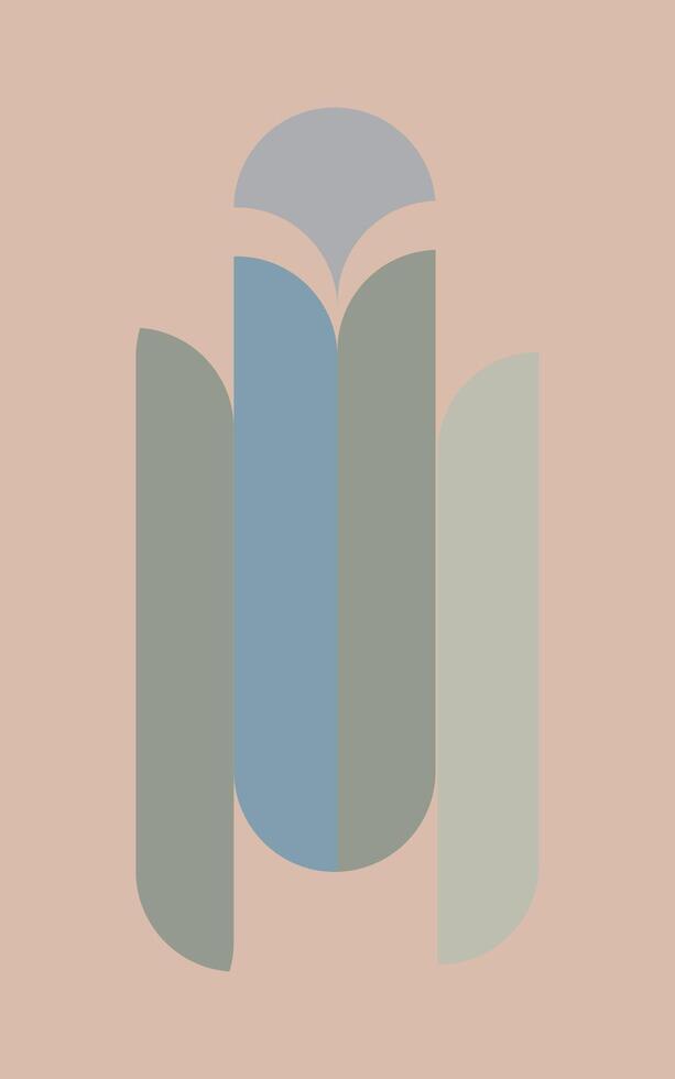 A blue and green logo with a flower vector
