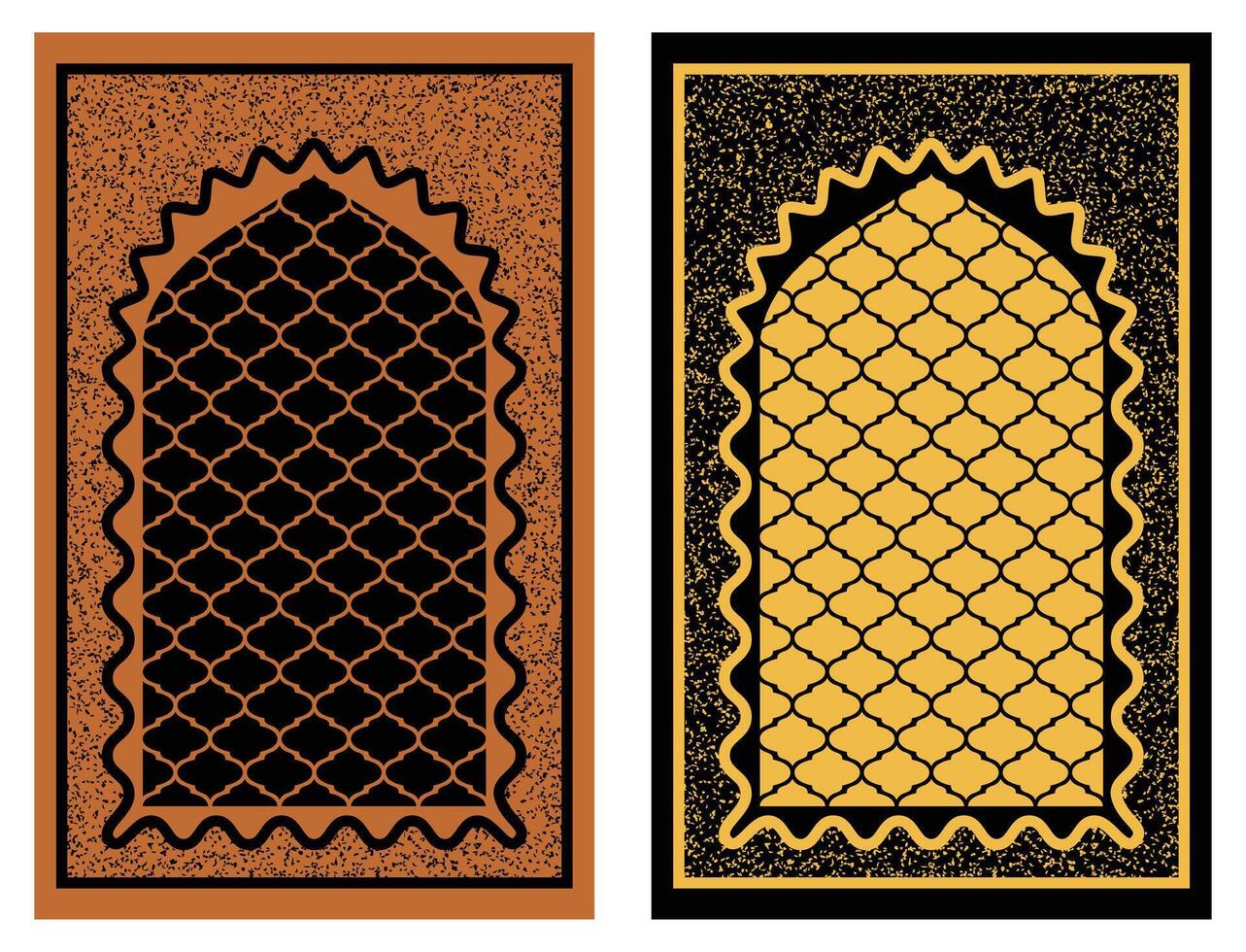 Prayer mat janamaz design vector