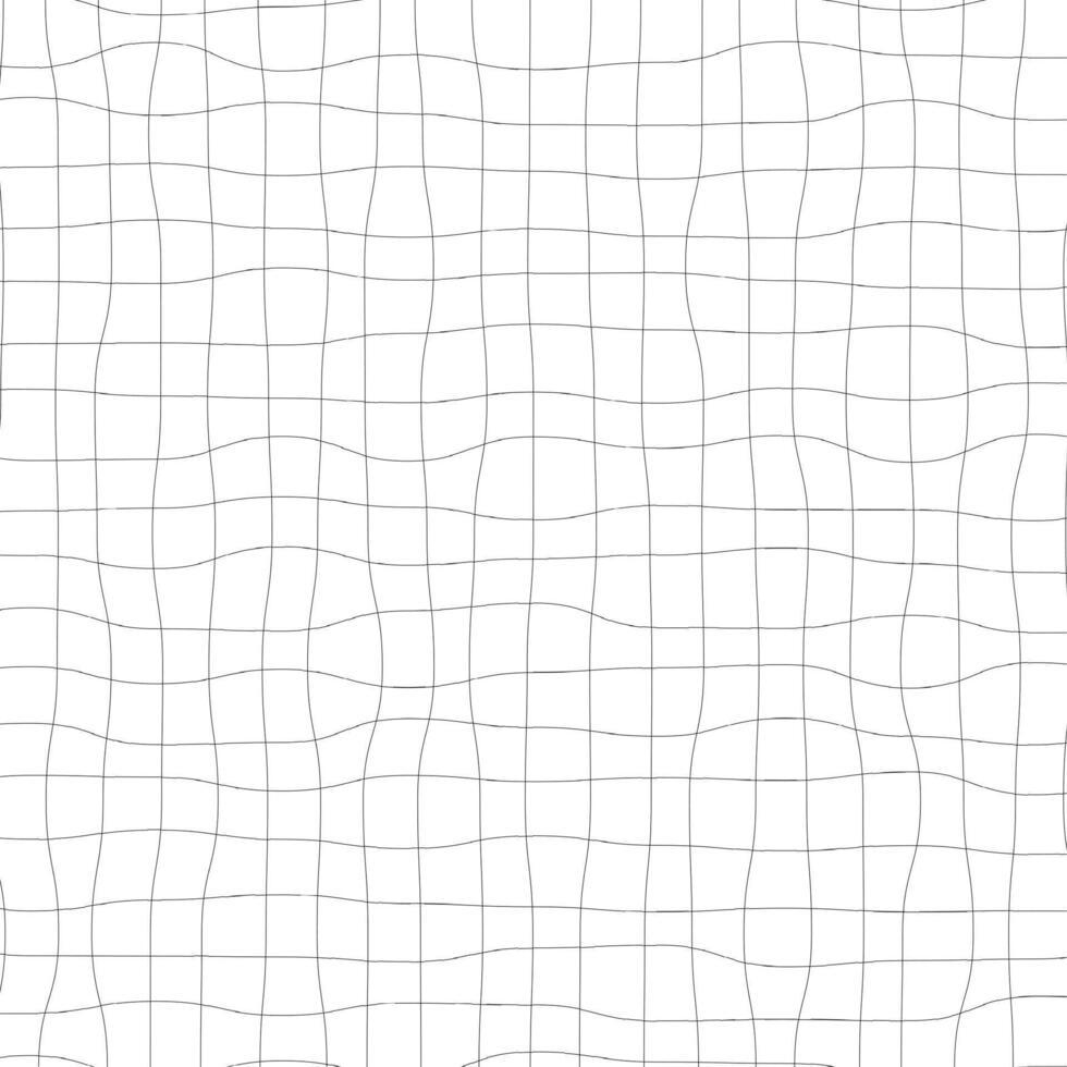 Square Monochrome Abstract Uneven Grid Ragged Effect vector