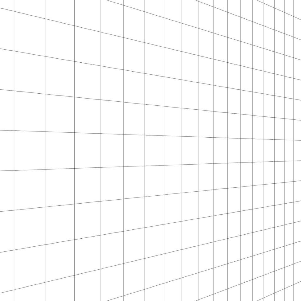 Square Monochrome Abstract Grid Perspective Effect vector