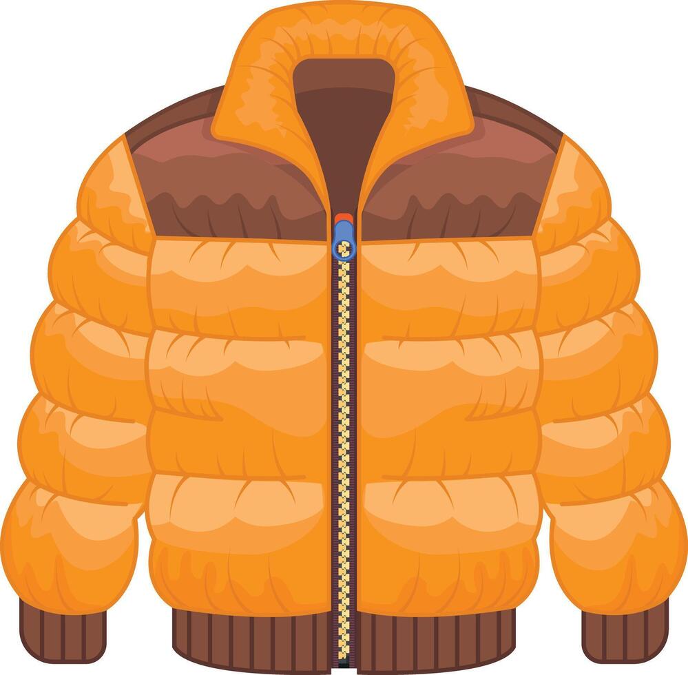 Puffer Jacket Illustration vector