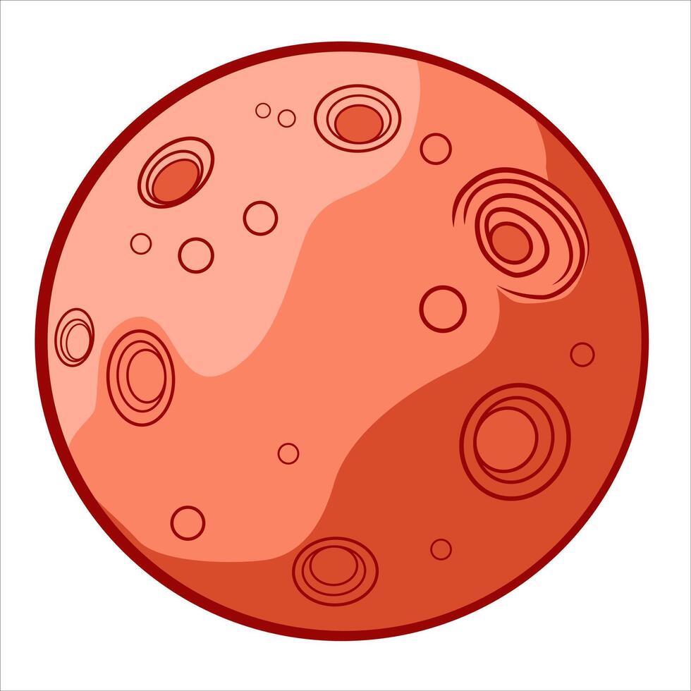 Cartoon Planets clip art vector