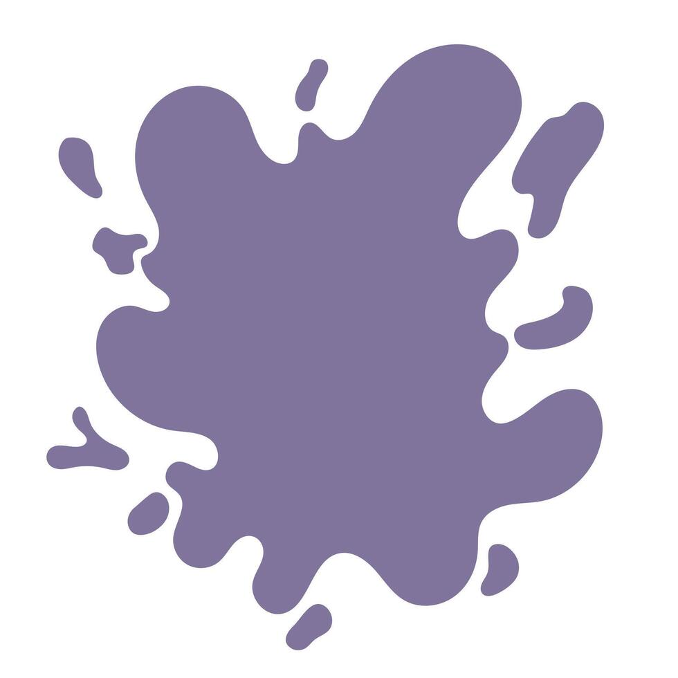 a purple splash with purple paint and the word purple on it. suitable for background. vector