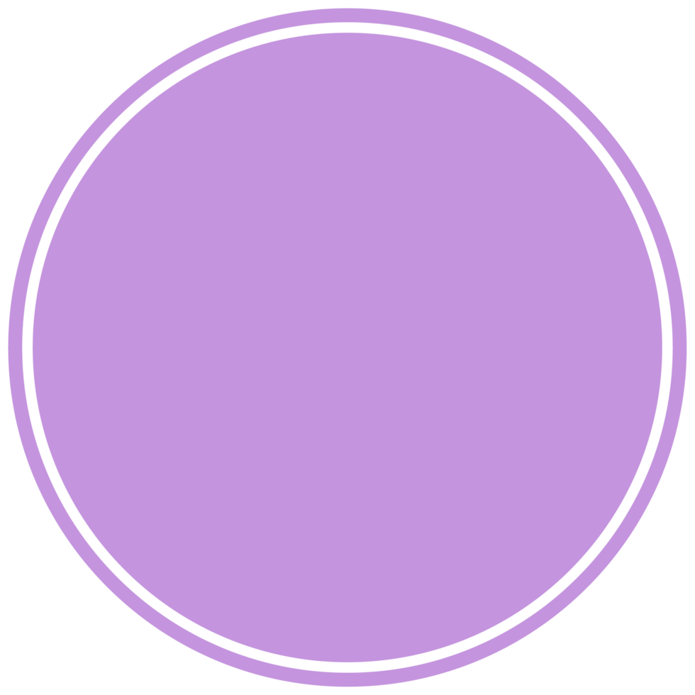 Violet round background for your text. Create posts, stories, headlines, highlights. Transparent Clipart png