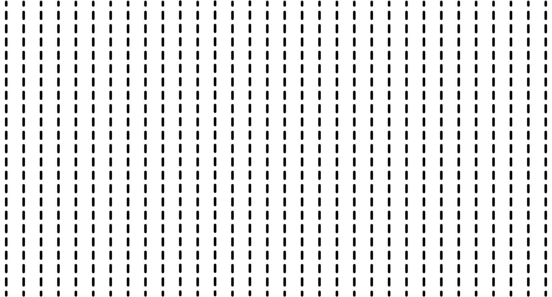 Vertical hand drawn dotted straight line sewing stitch indigo hand drawn line. vector