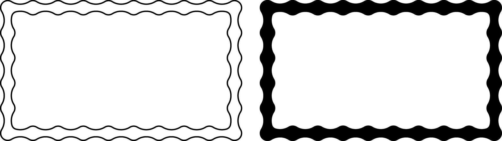 rectangular Metaballs frame with copy space vector