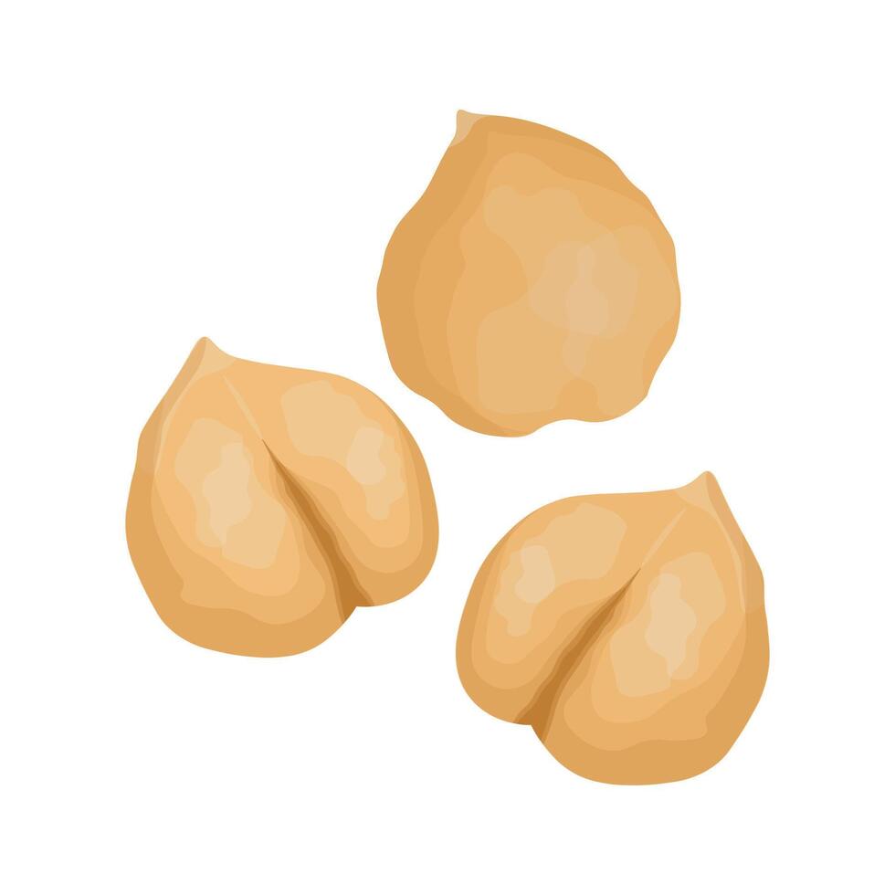 Illustration Logo Clip art Raw Chickpeas isolated vector