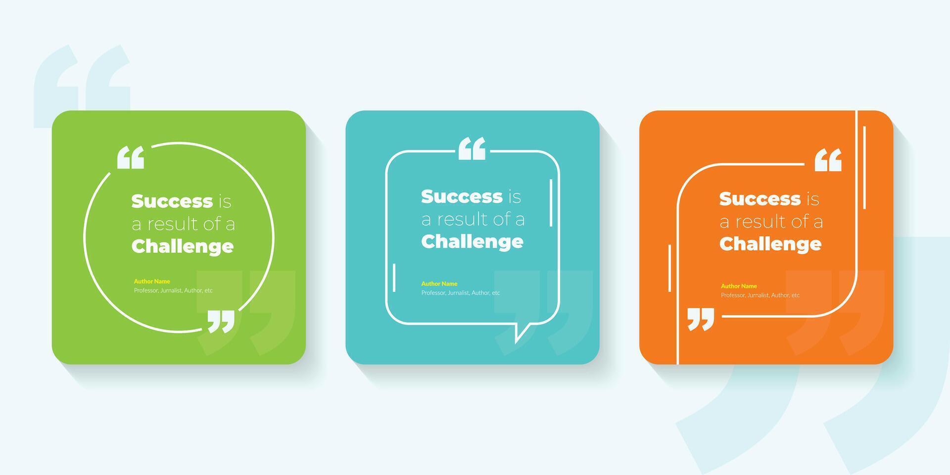 Quote frames blank templates set. Text in brackets, citation empty speech bubbles, quote bubbles. Textbox isolated on color background vector