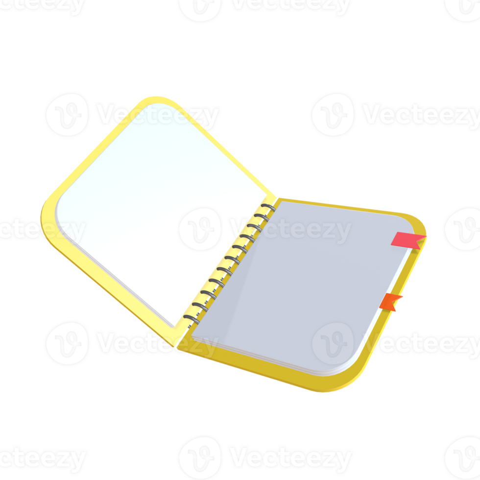 3D Ilustration Book png