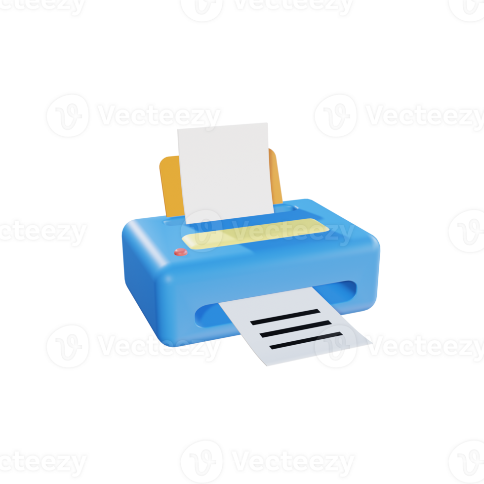3D Ilustration Print png