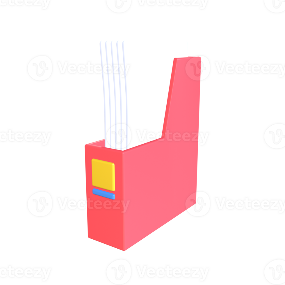 3D Ilustration Stop Map png