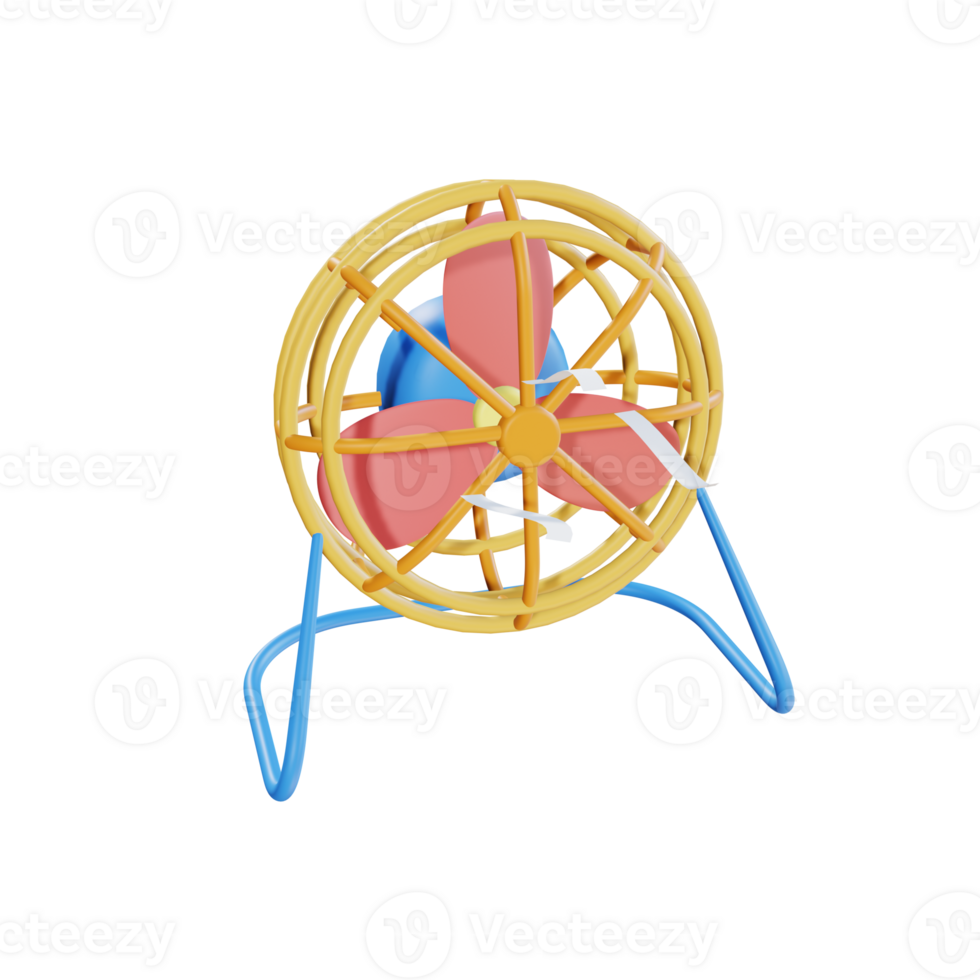 3D Ilustration Fan png