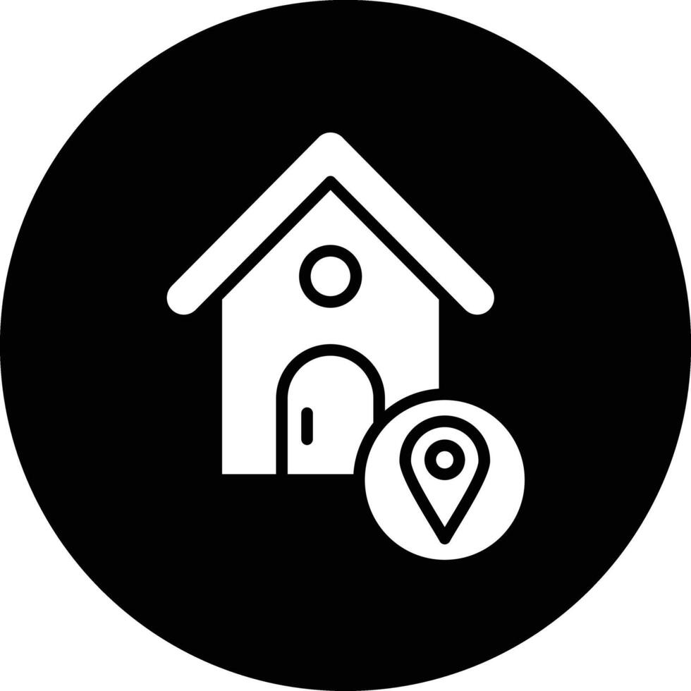 House Location Icon Design Illustration vector