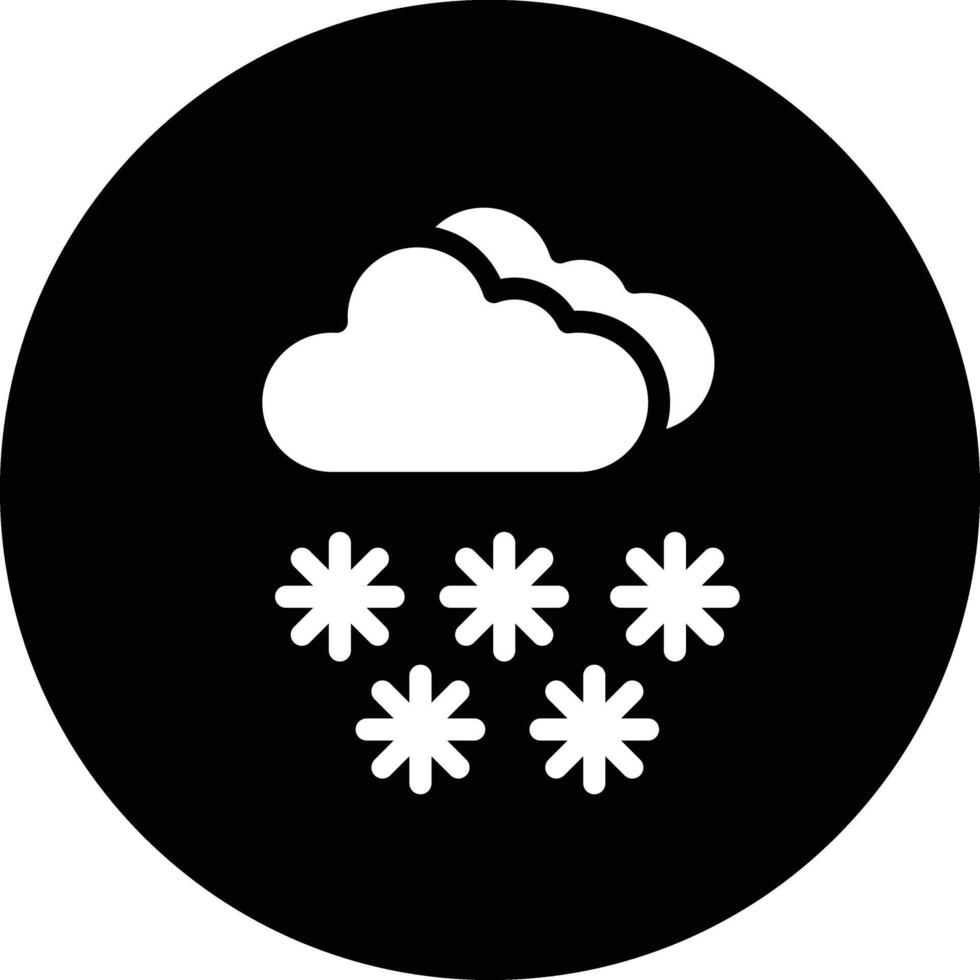 Snow Icon Design Illustration vector