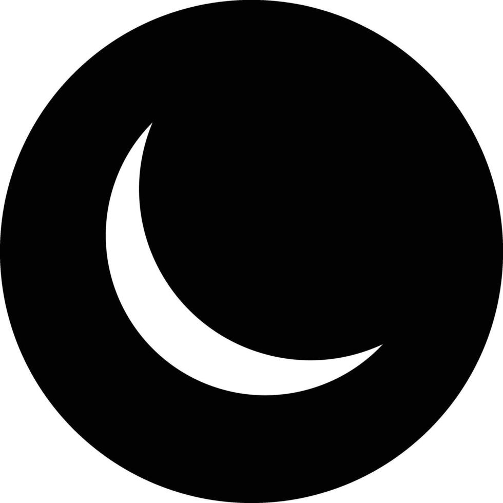Moon Icon Design Illustration vector