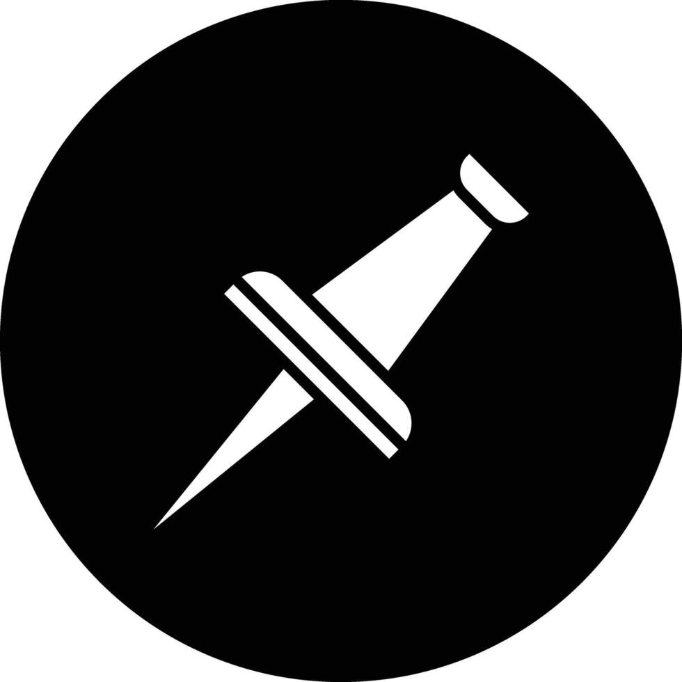 Push Pin Icon Design Illustration vector