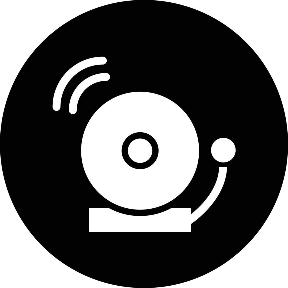 School Bell Icon Design Illustration vector